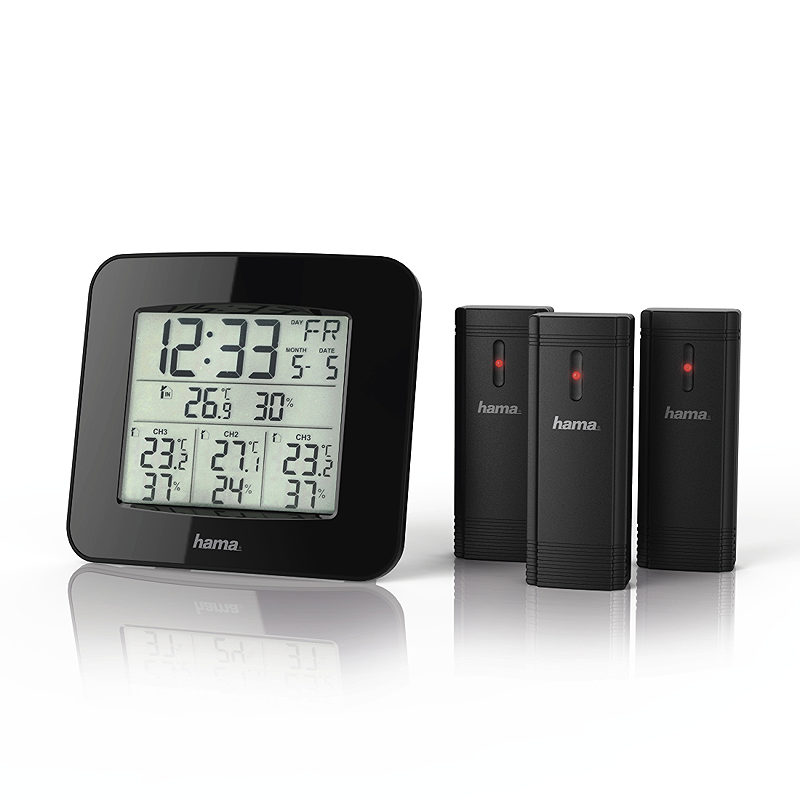 Hama EWS-Trio Sort Batteri
