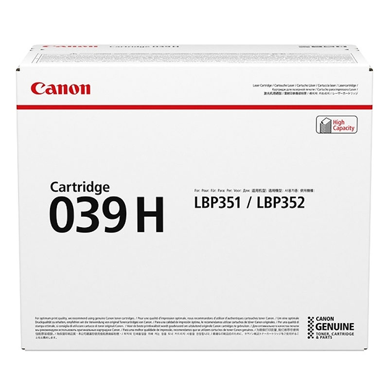 Canon 039H tonerpatron 1 stk Original Sort
