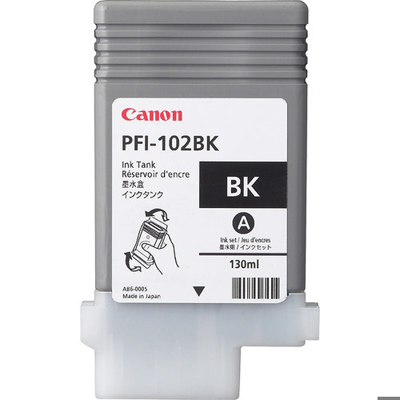 Canon PFI-102BK blækpatron Original Sort