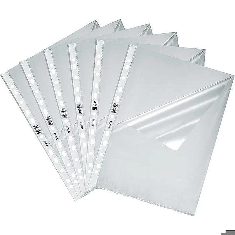 Plastlommer, A4 PP åben side & top