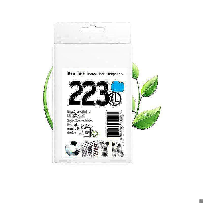 Brother LC223XL C blæk CMYK
