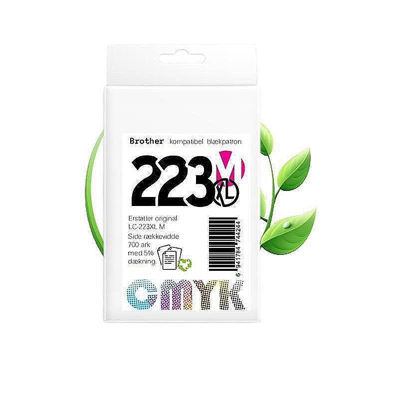 Brother LC223XL M blæk CMYK