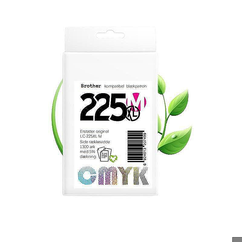 Brother LC225XL M blæk CMYK