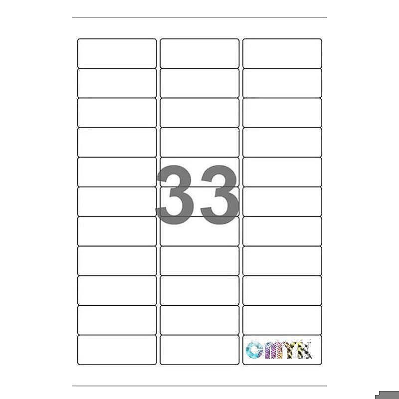 Universal label A4 70 x26 33*etiket