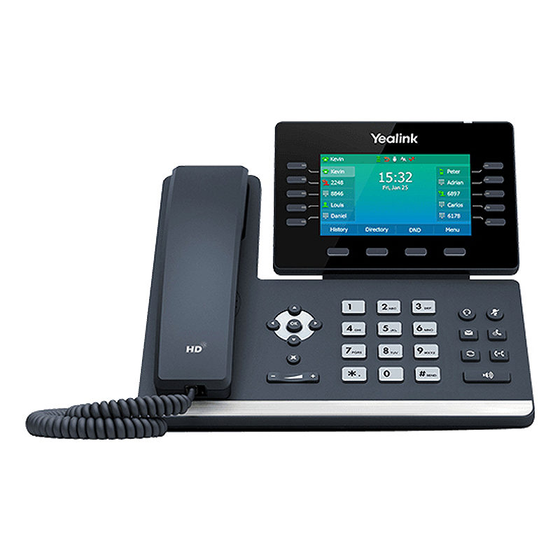 Yealink SIP-T54W IP-telefon Sort 10 Linier LCD Wi-Fi