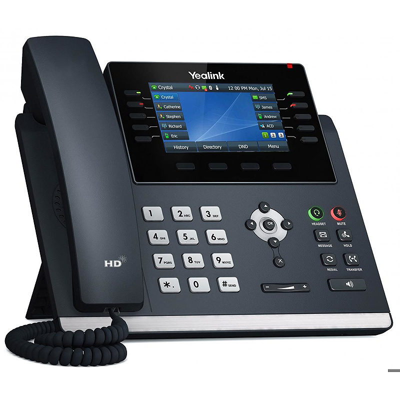 Yealink SIP-T46U IP-telefon Grå LCD Wi-Fi