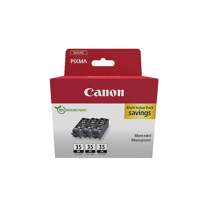 Canon 1509B028 blækpatron 3 stk Original Sort