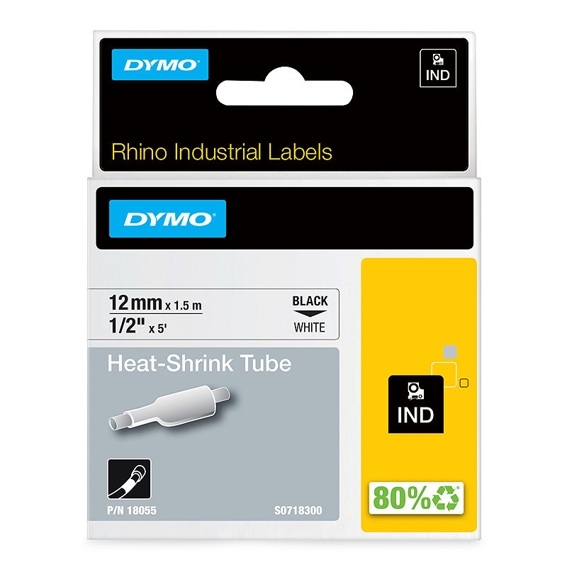 DYMO Rhino industrielle varmekrympbare kabelmærkningsrør