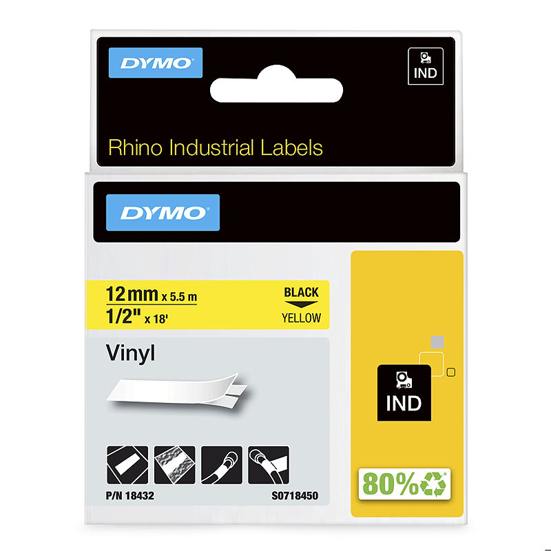 DYMO Rhino industrielle vinylmærkater