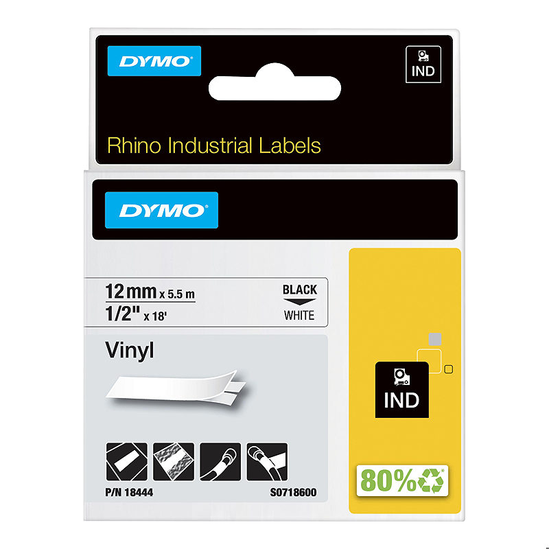 DYMO Rhino industrielle vinylmærkater