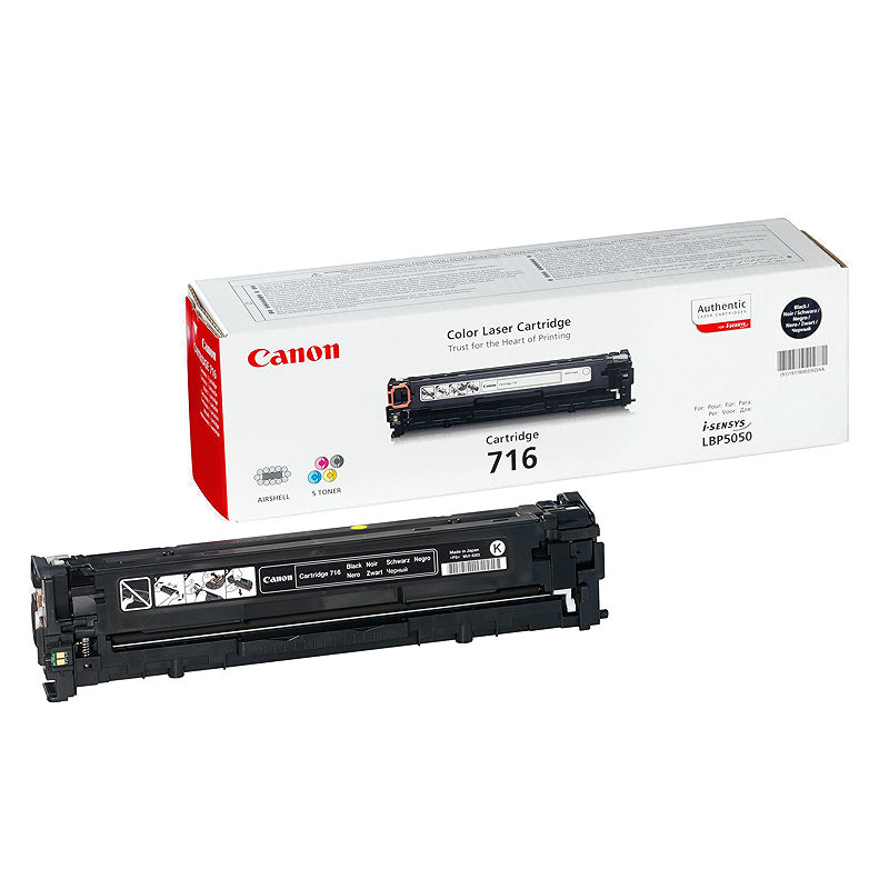Canon Cartridge 716 Black tonerpatron 1 stk Original Sort
