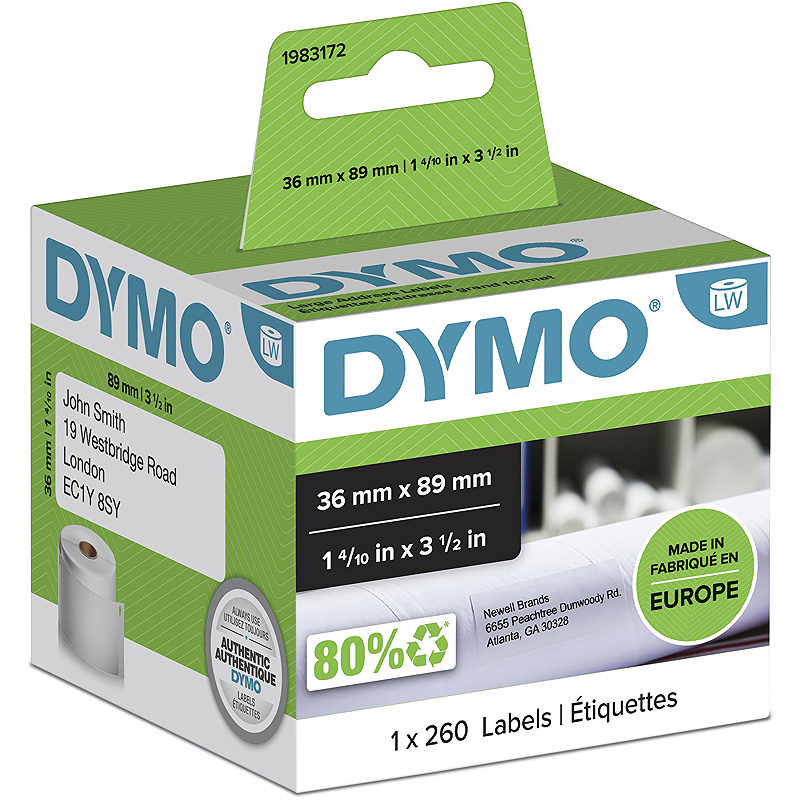 DYMO Original LabelWriter Store adresseetiketter