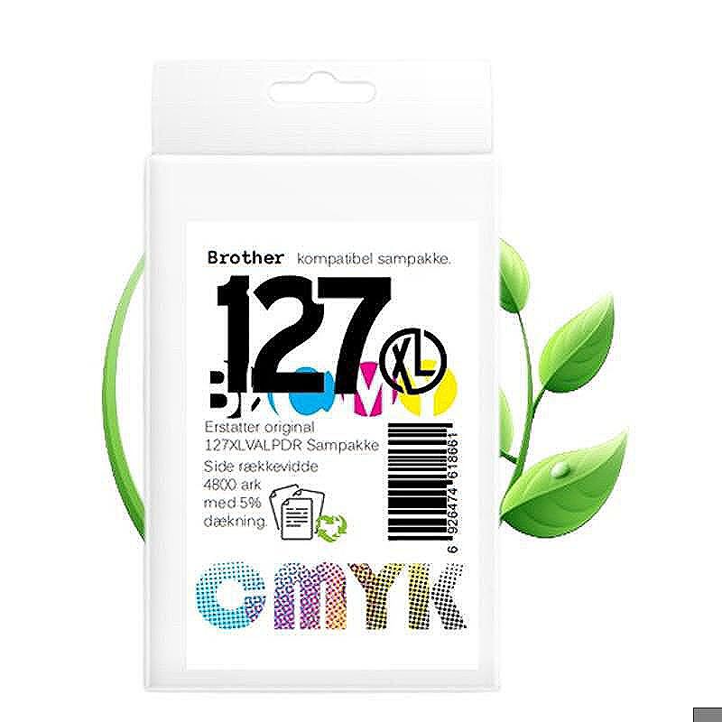 Brother LC127/LC125 blæk sampak CMYK