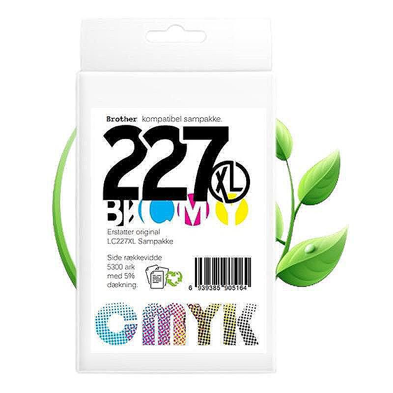 Brother LC227XL blæk sampak CMYK