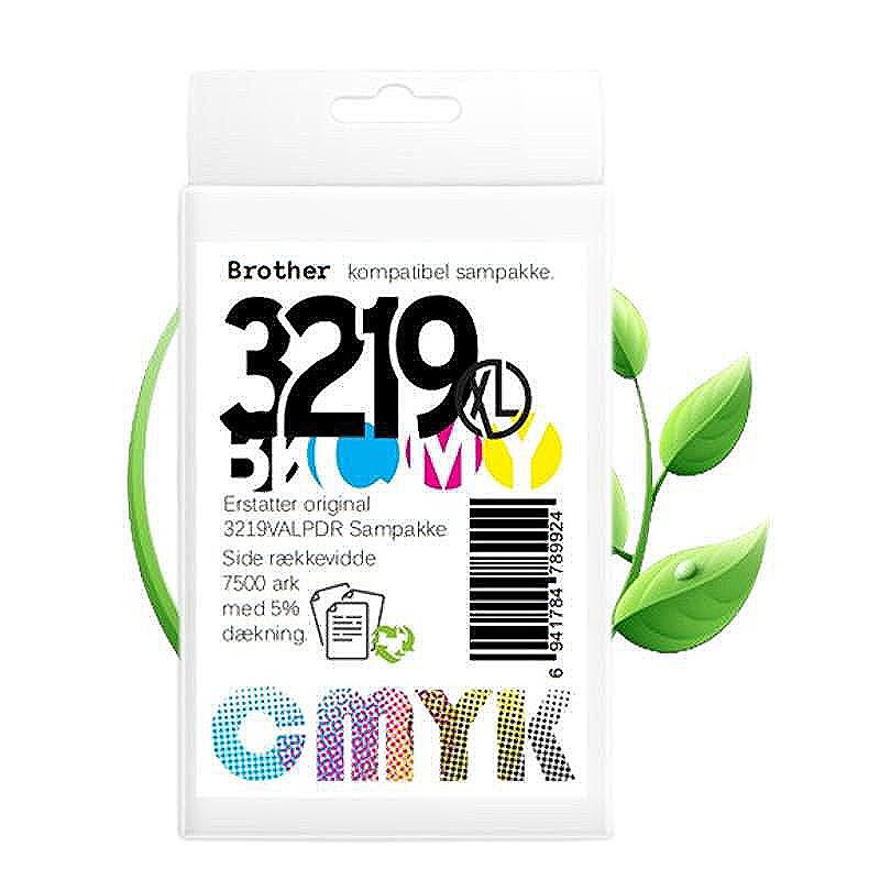 Brother LC3219 blæk sampak CMYK