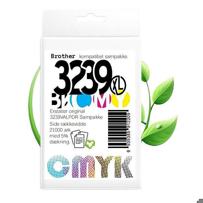 Brother LC3239 blæk sampak CMYK