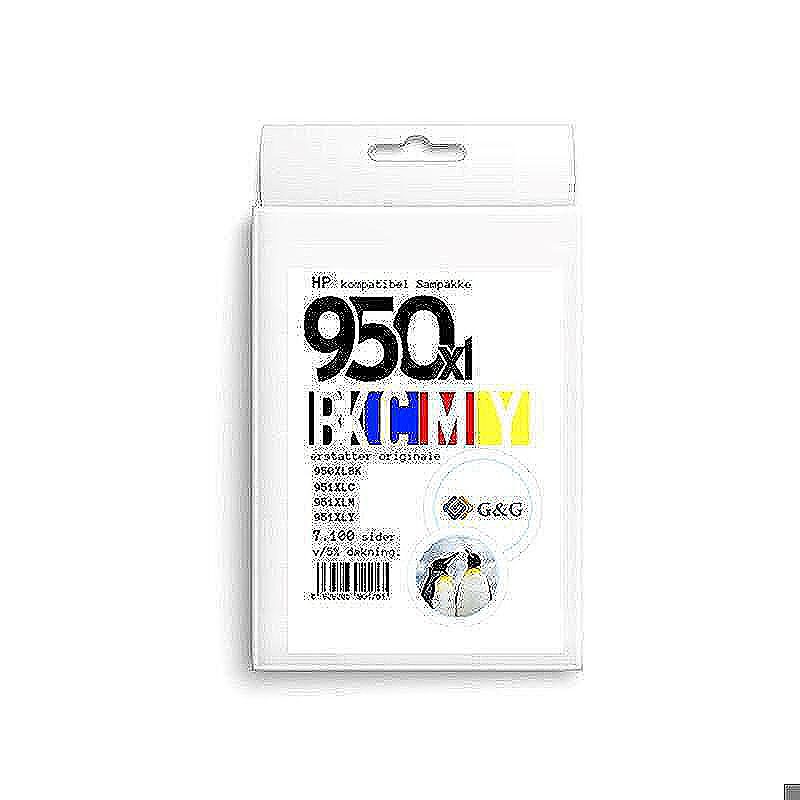 HP 950XL blæk sampak CMYK