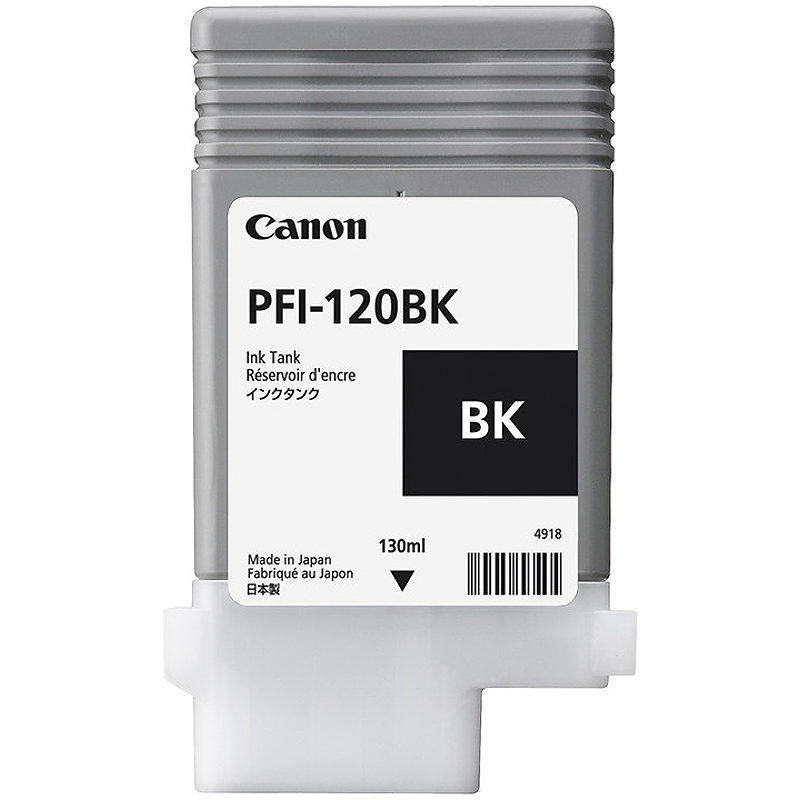 Canon PFI-120BK blækpatron 1 stk Original Sort