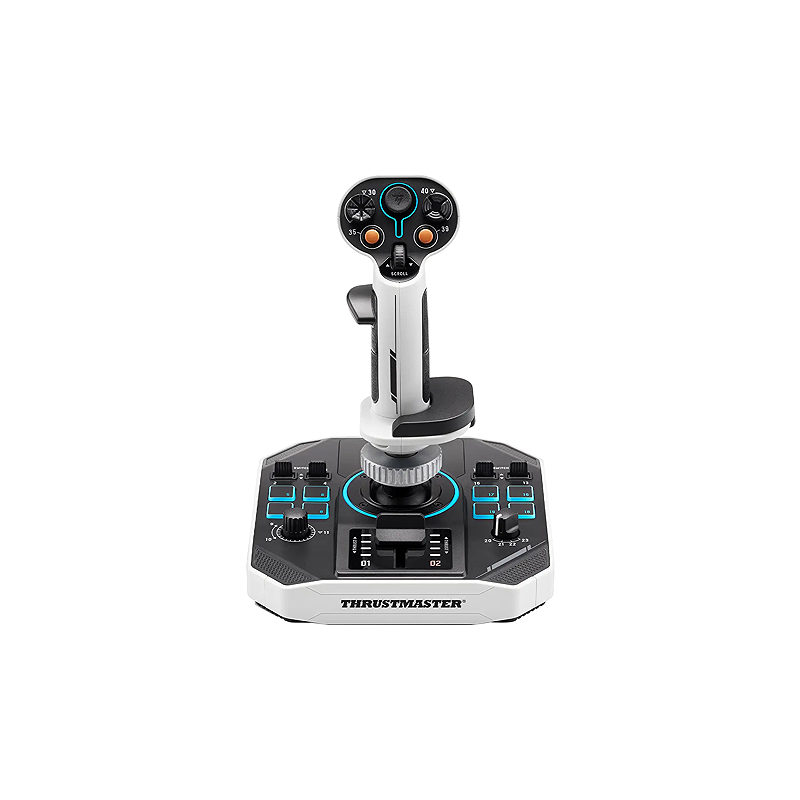 Thrustmaster Sol-R 1 Flightstick Sort, Hvid USB Analog/digital PC