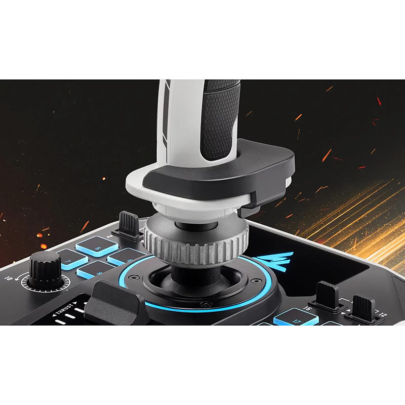 Thrustmaster Sol-R 1 Flightstick Sort, Hvid USB Analog/digital PC - Billede 4