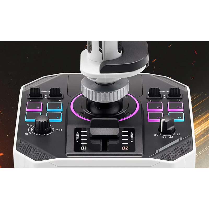 Thrustmaster Sol-R 1 Flightstick Sort, Hvid USB Analog/digital PC - Billede 6