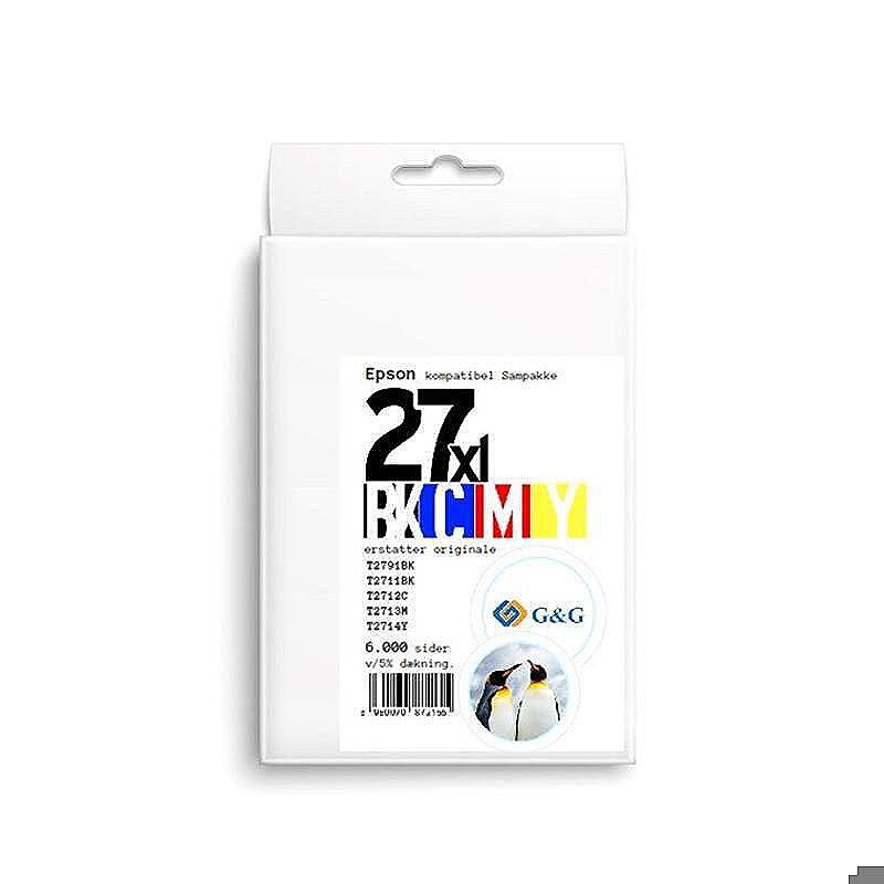 Epson 27XL blæk sampak CMYK