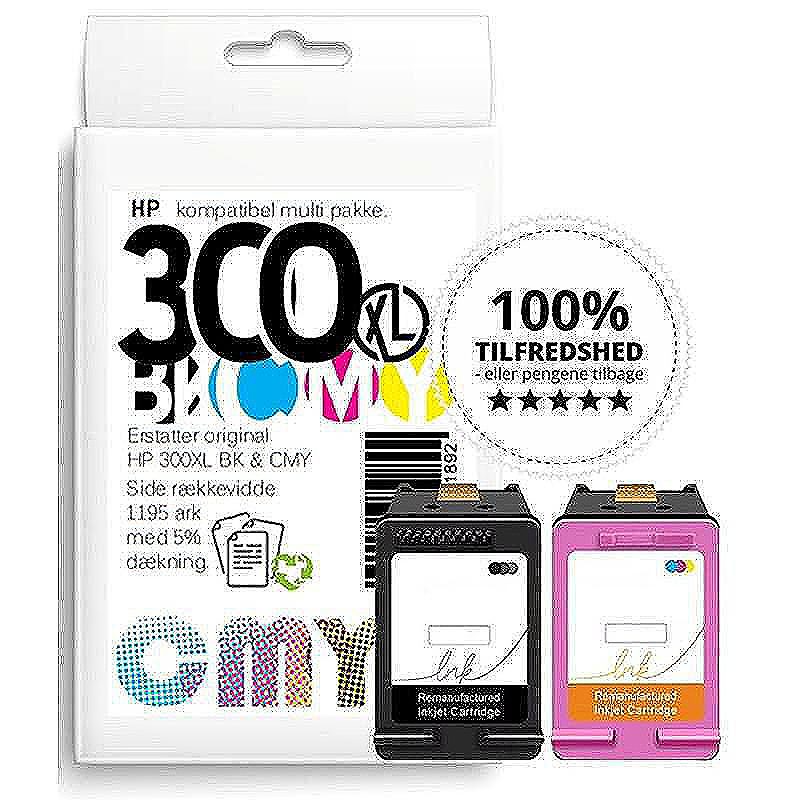 HP 300XL blæk sampak CMYK