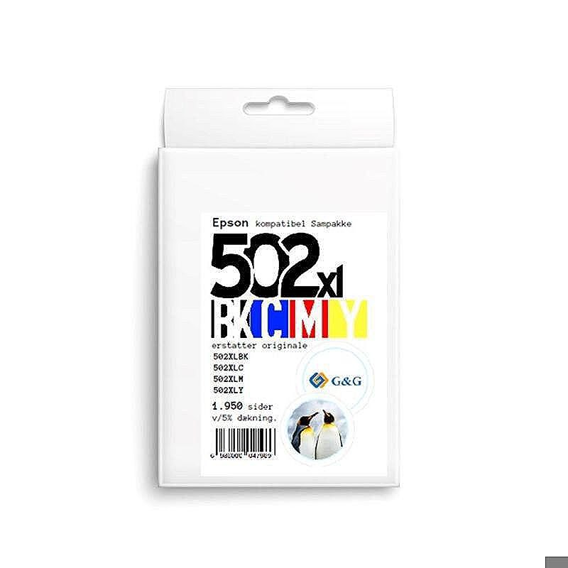 Epson 502XL blæk sampak CMYK