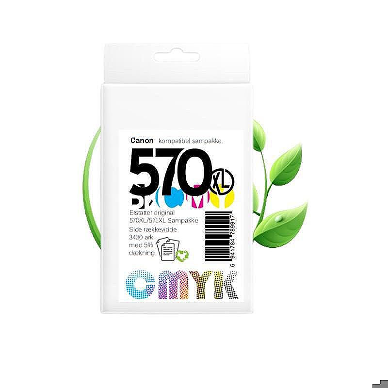 Canon PGI570/CLI571 blæk sampak CMYK