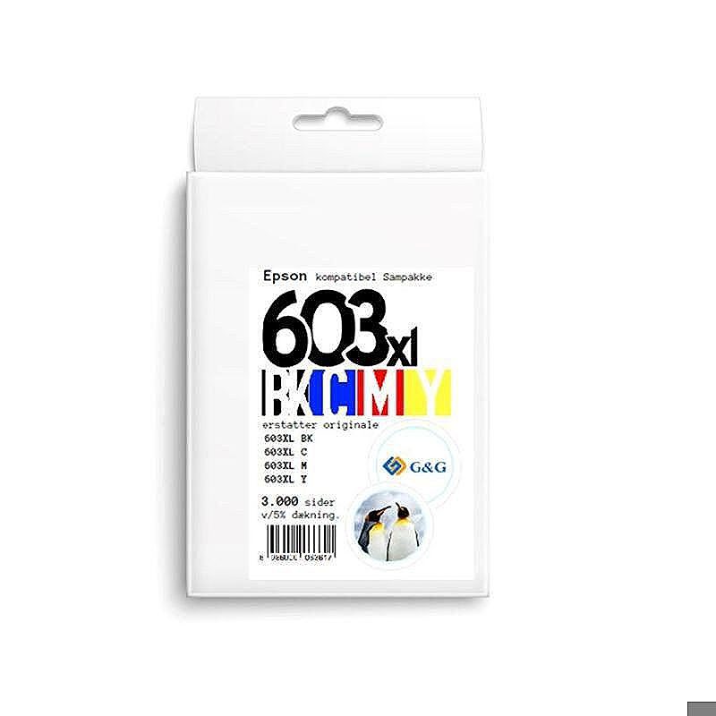 Epson T603XL blæk sampak CMYK