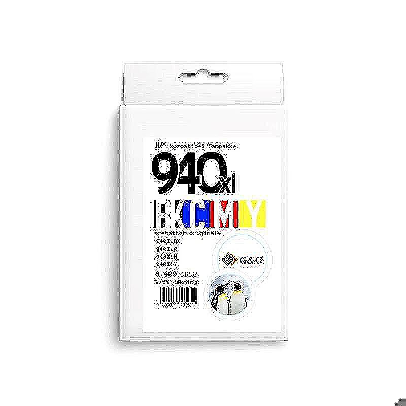 HP 940 blæk sampak CMYK