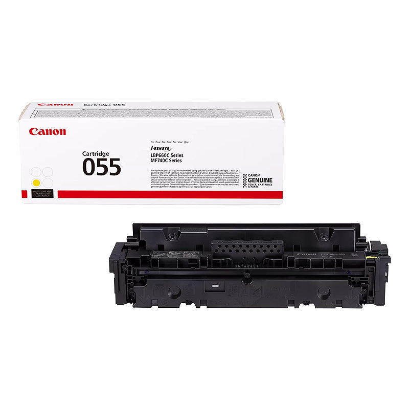 Canon 055 tonerpatron 1 stk Original Gul