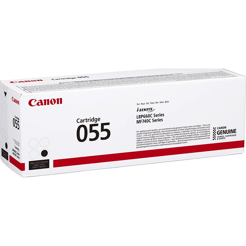 Canon 055 tonerpatron 1 stk Original Sort
