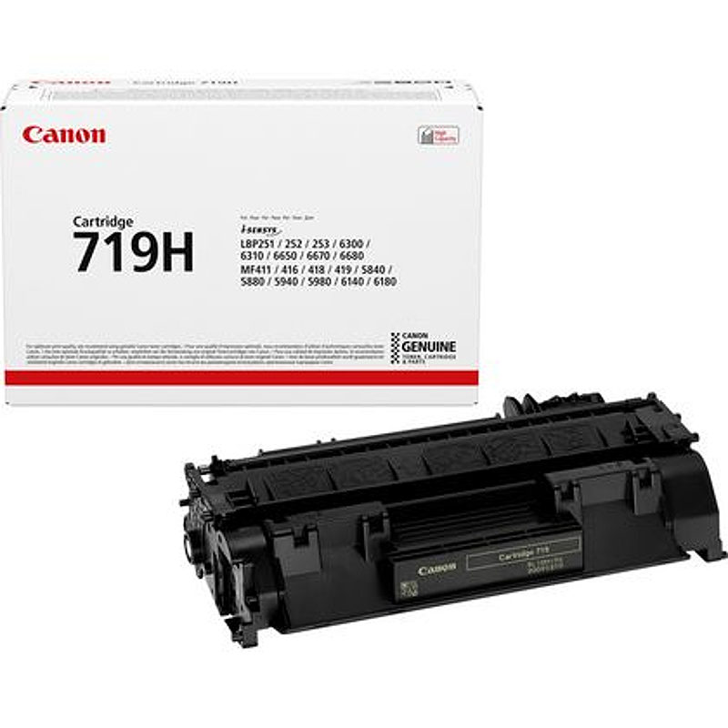 Canon 719H tonerpatron 1 stk Original Sort
