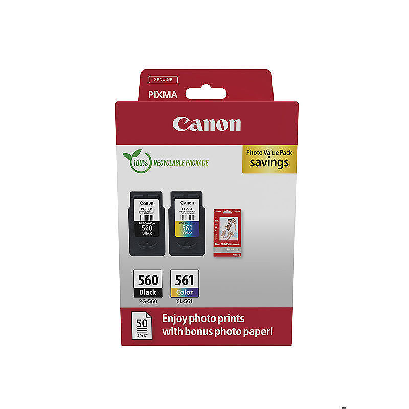 Canon 3713C008 blækpatron 2 stk Original Sort, Blå, Magenta, Gul