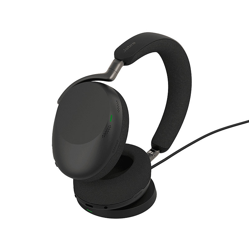 Jabra Evolve3 85 Headset Kabel & trådløs USB Type-C Bluetooth Sort - Billede 2