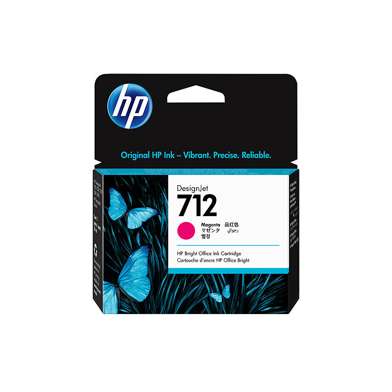 HP 712 DesignJet-blækpatron, magenta, 29 ml