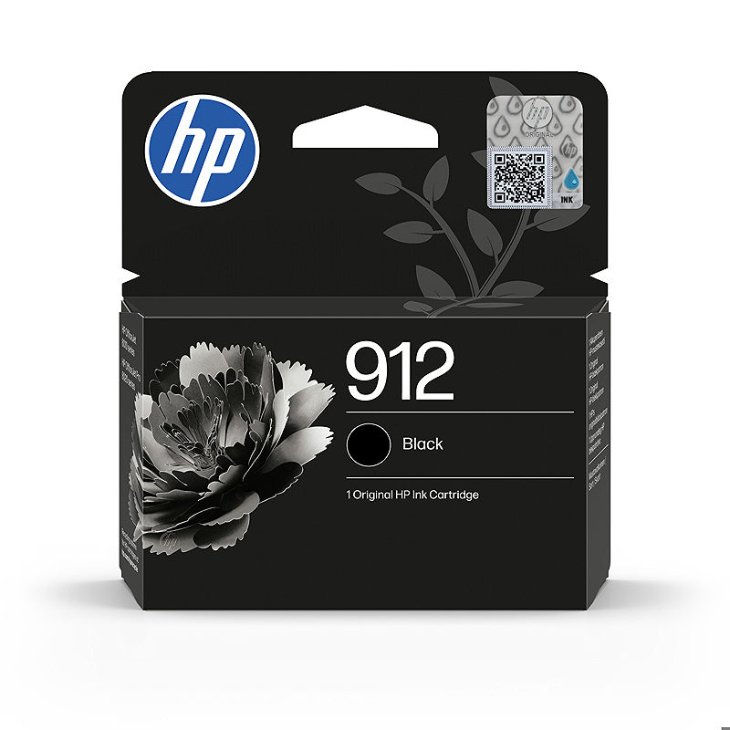 HP 912 Original Ink-blækpatron, sort