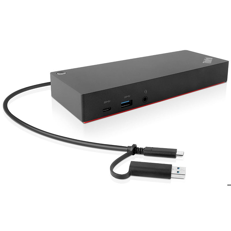 Lenovo 40AF0135EU dockingstation Ledningsført Sort