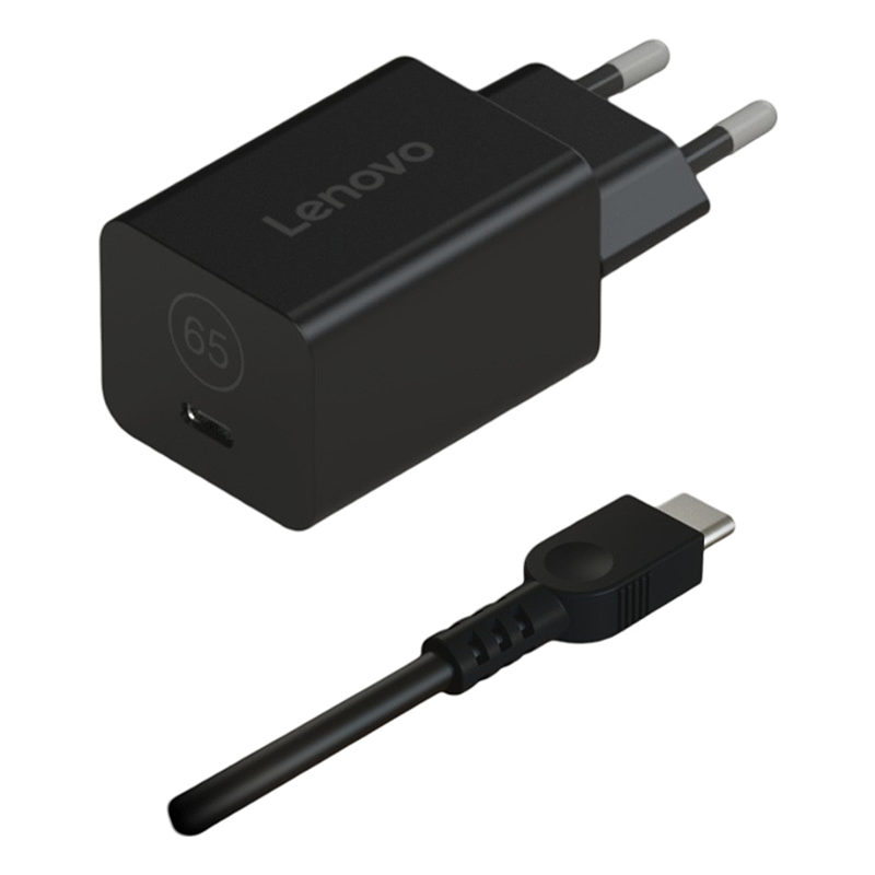 Lenovo 40AWGN65EU strømadapter og vekselret Indendørs Sort