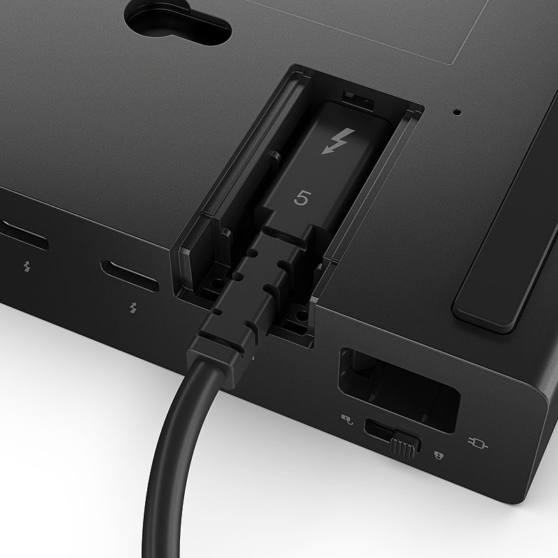Lenovo ThinkPad Thunderbolt 5 Smart Dock 7500 Ledningsført Sort