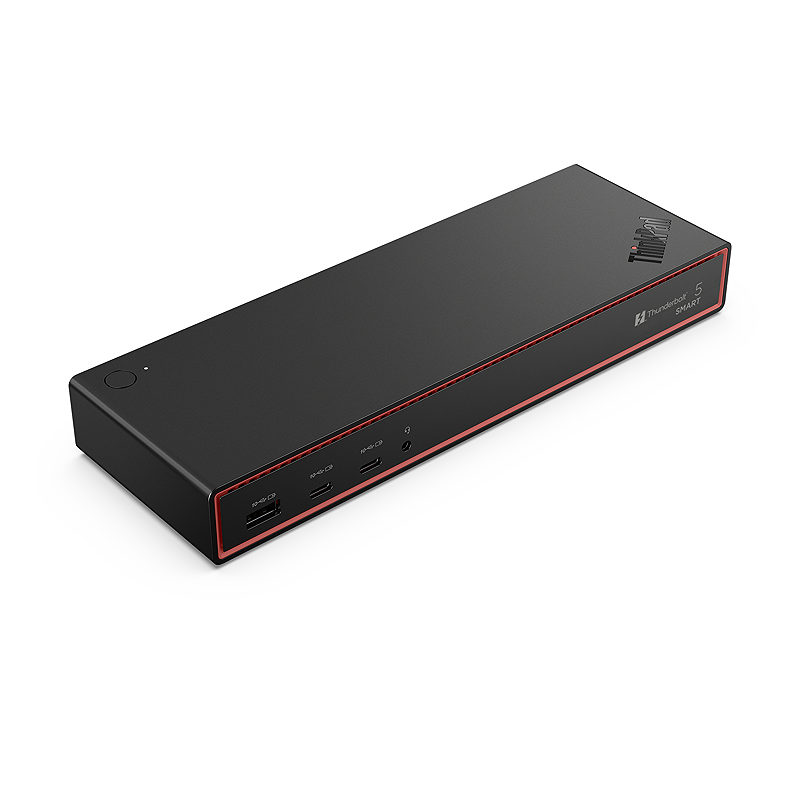 Lenovo ThinkPad Thunderbolt 5 Smart Dock 7500 Ledningsført Sort