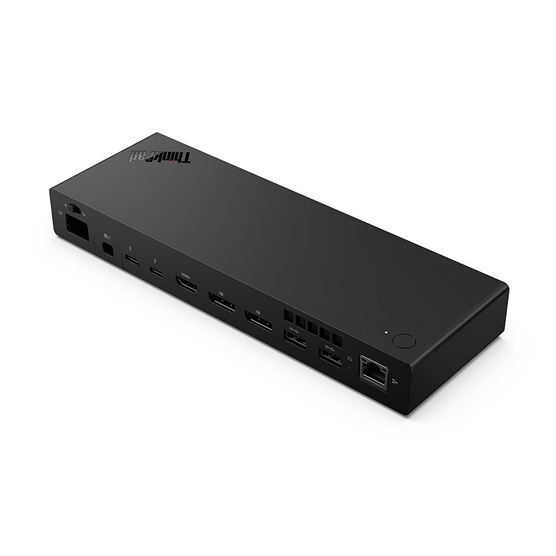 Lenovo ThinkPad Thunderbolt 5 Smart Dock 7500 Ledningsført Sort
