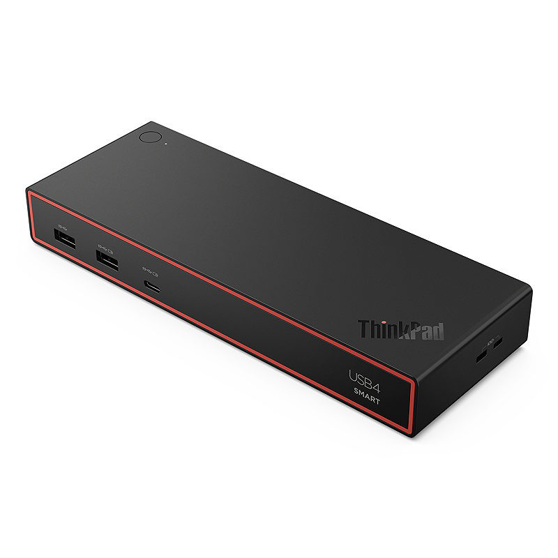 Lenovo ThinkPad USB4 Smart Dock 5500 Ledningsført Sort