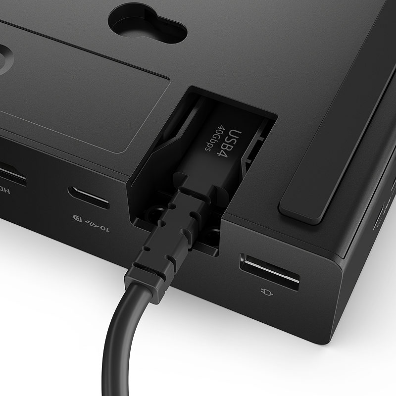 Lenovo ThinkPad USB4 Smart Dock 5500 Ledningsført Sort