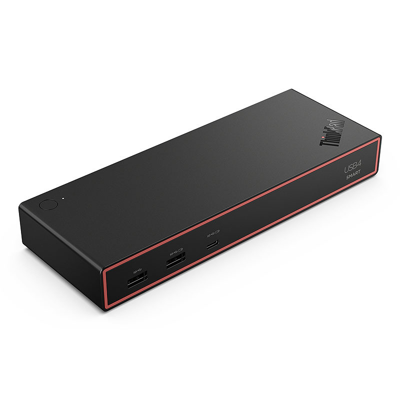 Lenovo ThinkPad USB4 Smart Dock 5500 Ledningsført Sort