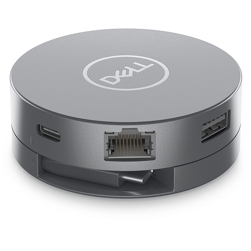 DELL DA305 Ledningsført USB 3.2 Gen 2 (3.1 Gen 2) Type-C Sølv