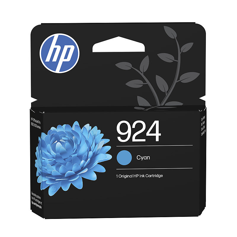 HP 924 original blækpatron, cyan