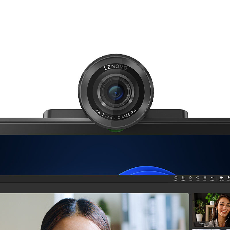 Lenovo 4XC1Q25245 webcam 4 MP 1920 x 1080 pixel USB-C Sort - Billede 2