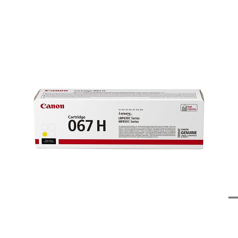 Canon 067H tonerpatron 1 stk Original Gul